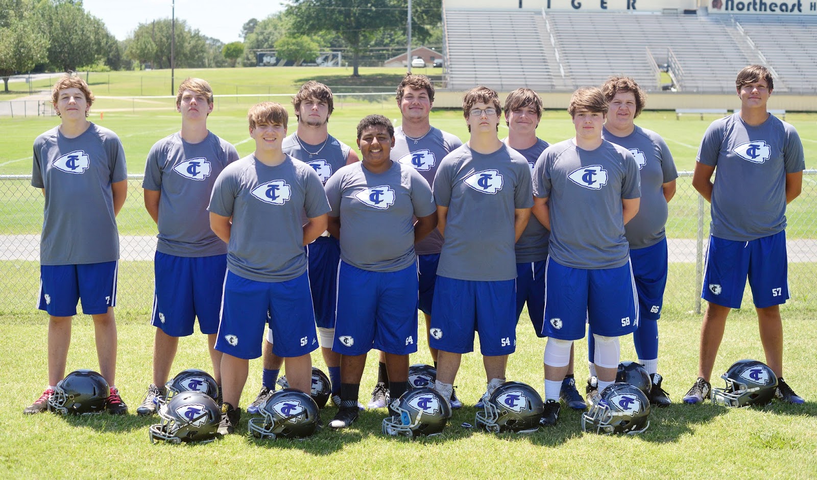 Tishomingo County High School Participates in NEMCC Football Camps