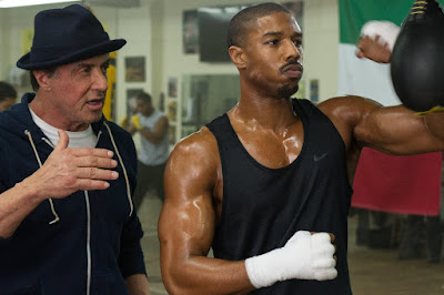 Image of Michael B. Jordan and Sylvester Stallone in Creed