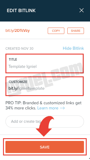 Cara Mudah Memendekkan URL Dengan Bitly