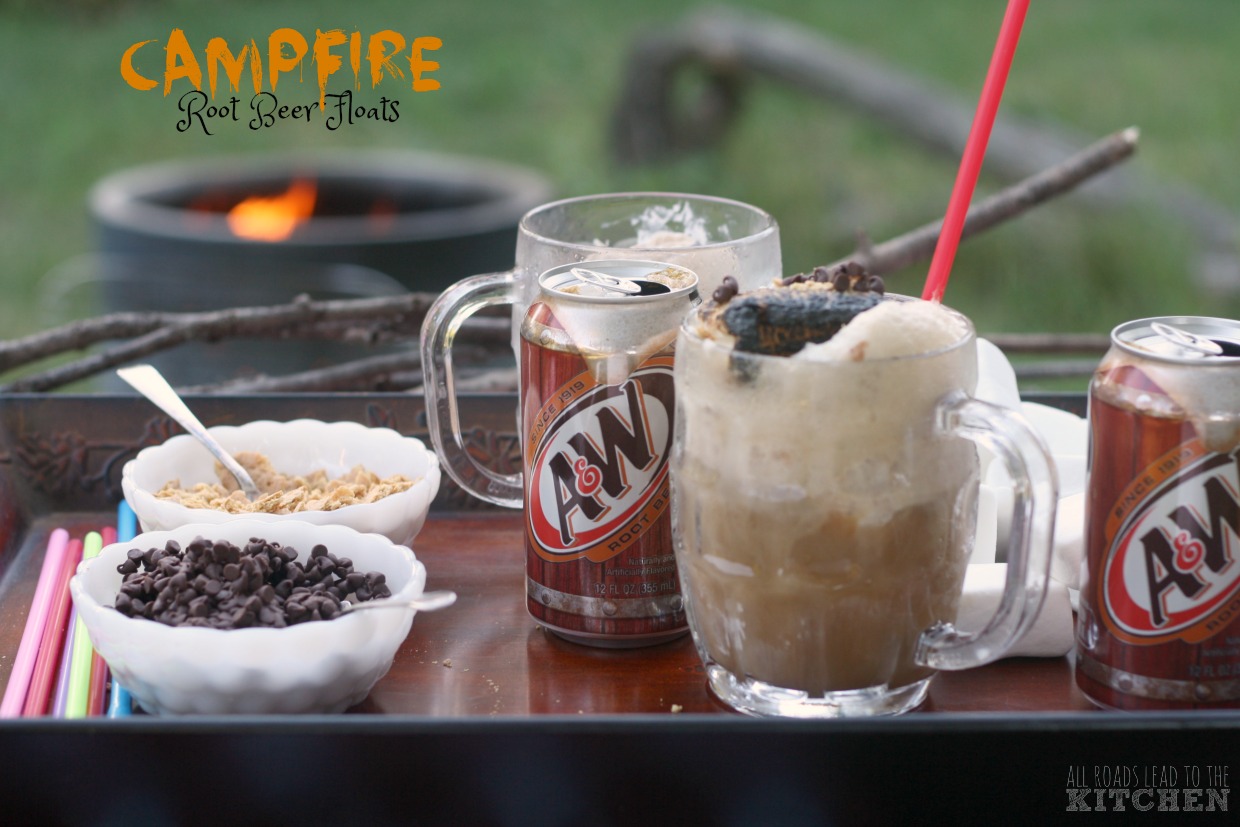 Campfire Root Beer Floats