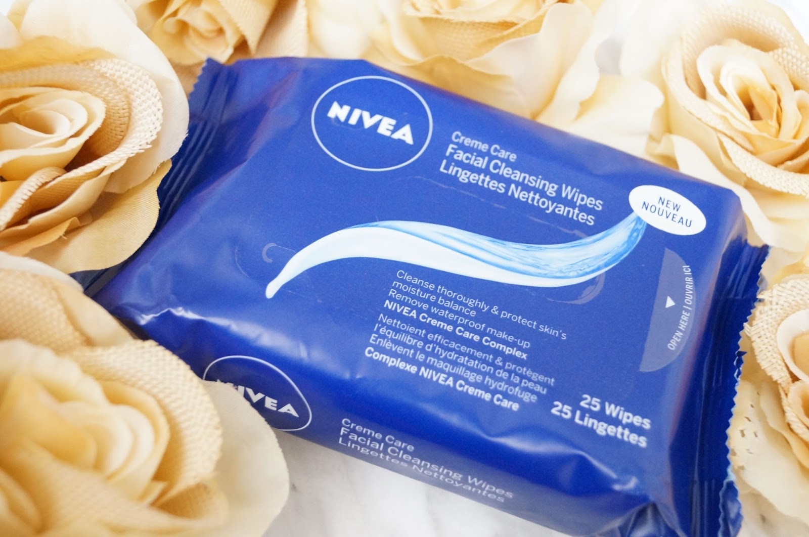 Currently Obsessed Nivea’s Creme Care Facial Cleansing Wipes My