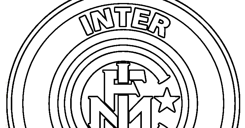 Bandeira / Escudo do Inter de Milão para colorir ...