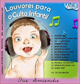 CD Tia Amanda e Sua Turma - Louvores Para o Culto Infantil
