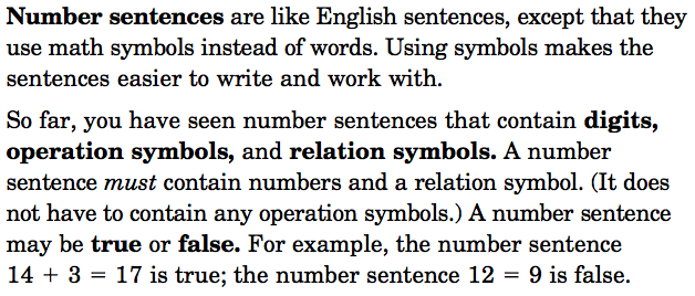 Sentence Mathing Math 2012-2013