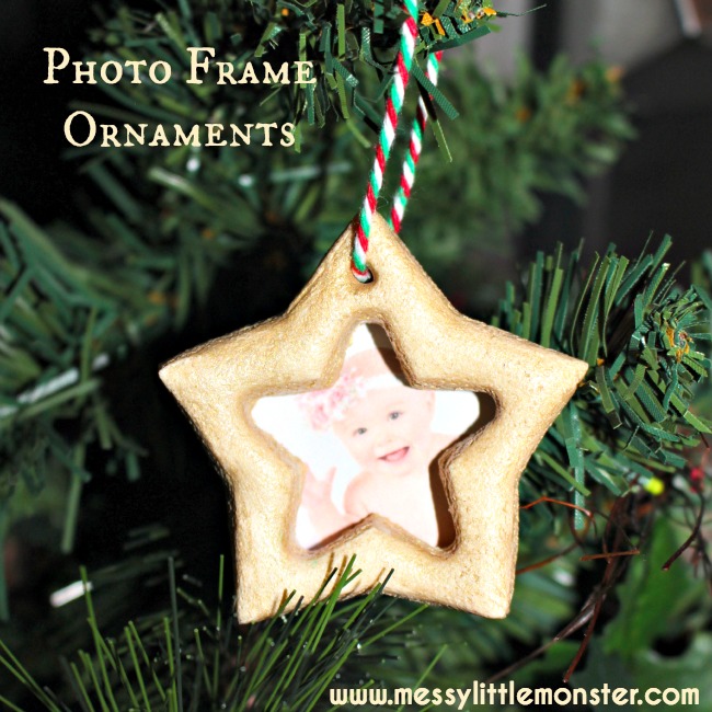 Salt Dough Ornament Star Photo Frame Messy Little Monster Salt Dough Ornament Star Photo Frame Messy Little Monster