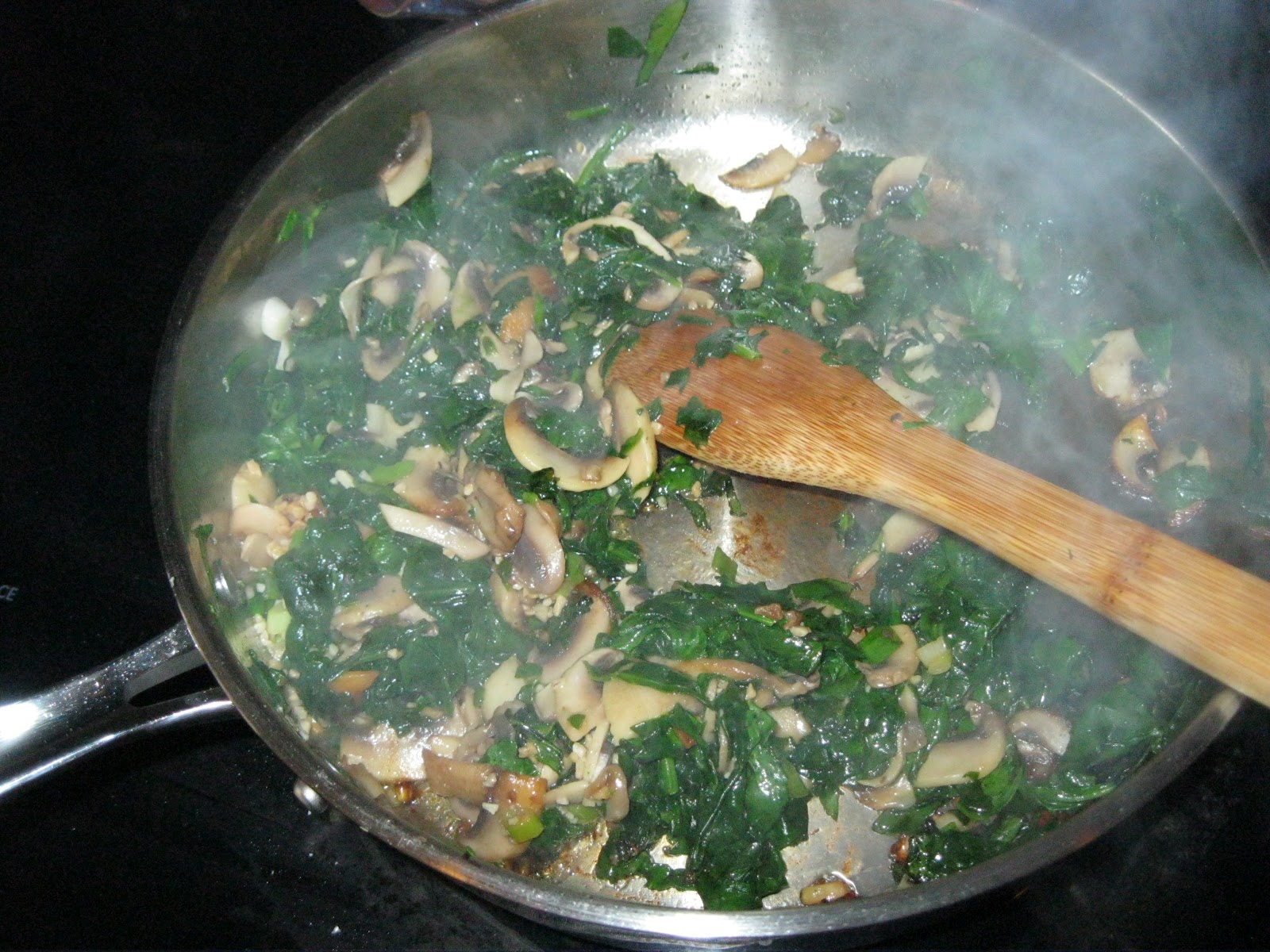 Caught my Fancy: Spinach Mushroom Quiche