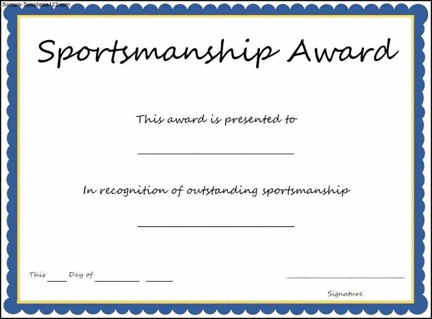 <strong>Word Templates - Free</strong> and Professional Word Themes 2017 Sports awards templates