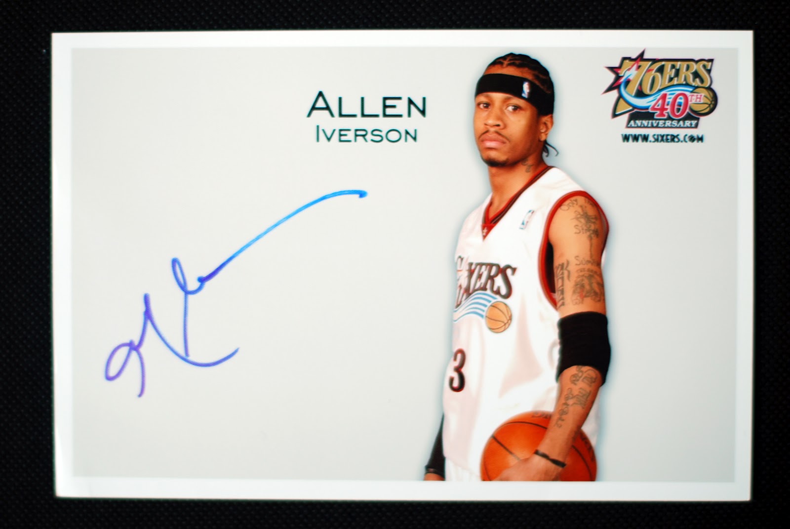 Mark's TTM Autograph Collection Allen Iverson