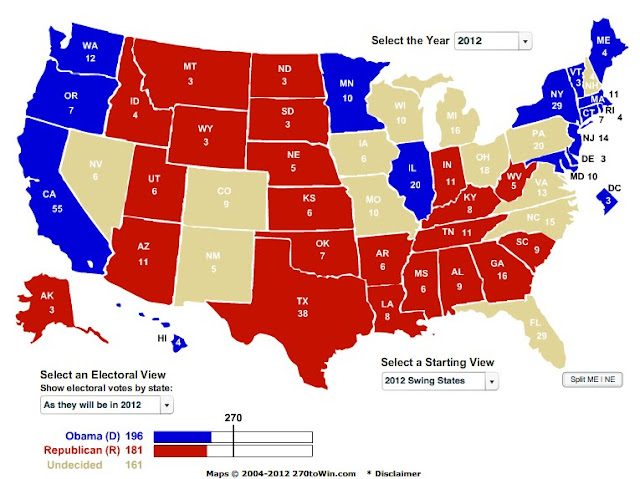 The AnarchAngel : So, 9 months out, my prediction for the 2012 election