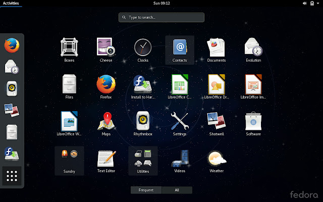 GNOME Shell Application View