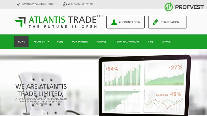 Успехи работы и повышение Atlantis Trade