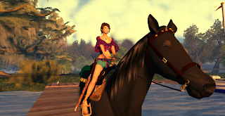 Inworldz horse riding