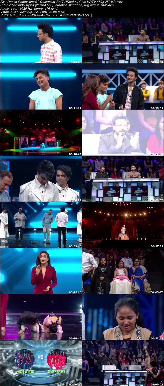 Dance Champions 02 December 2017 480p HDTV 250MB Download