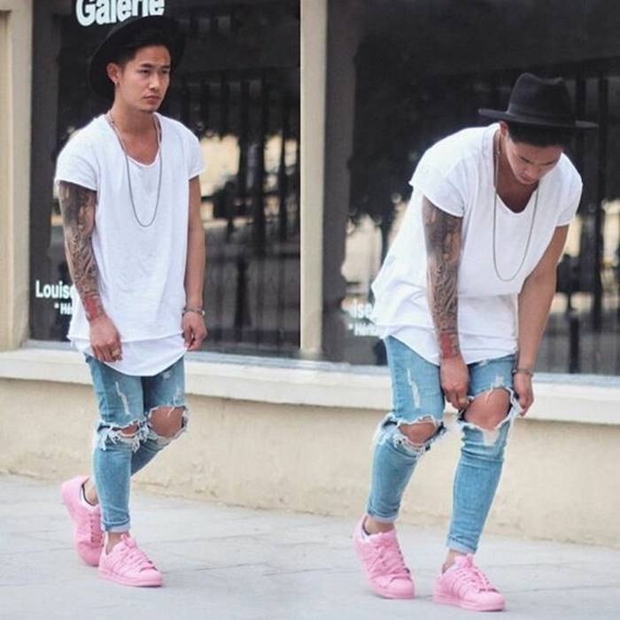 Calça rasgada no joelho para se inspirar e usar muito Calça rasgada no joelho para se inspirar e usar muito
