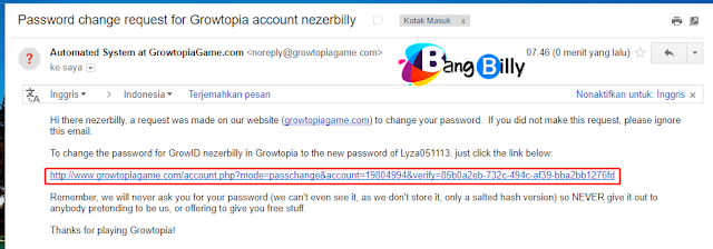 Cara Mengganti Password di Growtopia