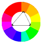 Warna Triadic Warna Triadic sebagai harmoni warna