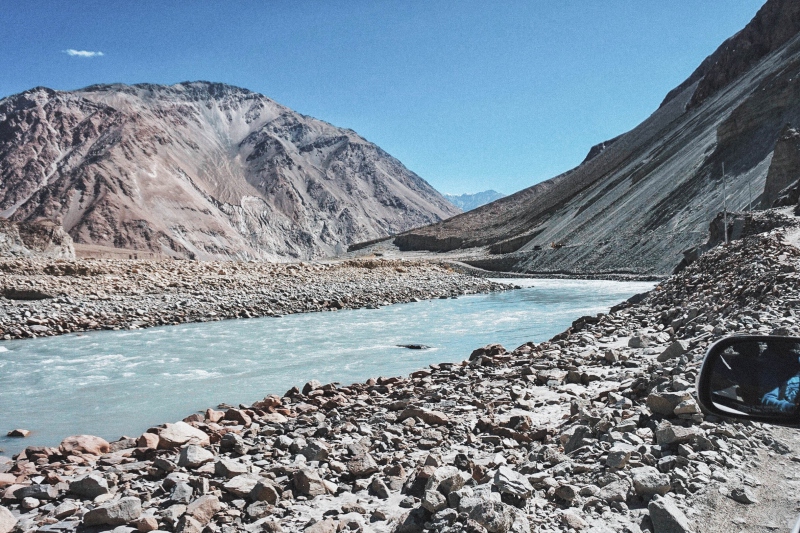 Syok river Ladakh road