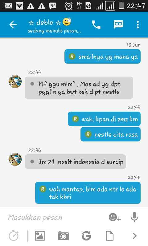 Pt Nestle Indonesia Karawang Factory Random Email Loker