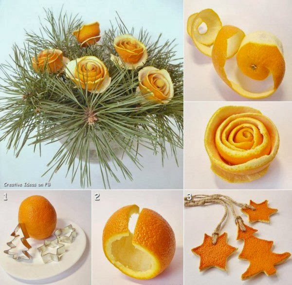 DIY Orange Peel Decoration