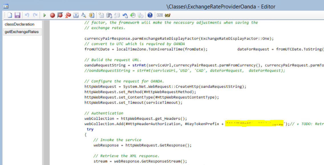 Exchange Rate Service Oanda In Ax 2017 R3 Microsoft Dynamics Update Unique Api Key Provide By Customer In Getexchangerates Method