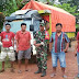 Babinsa Marau Kawal Hasil Surat Suara Dari PPK Kecamatan Ke KPU Kabupaten Ketapang
