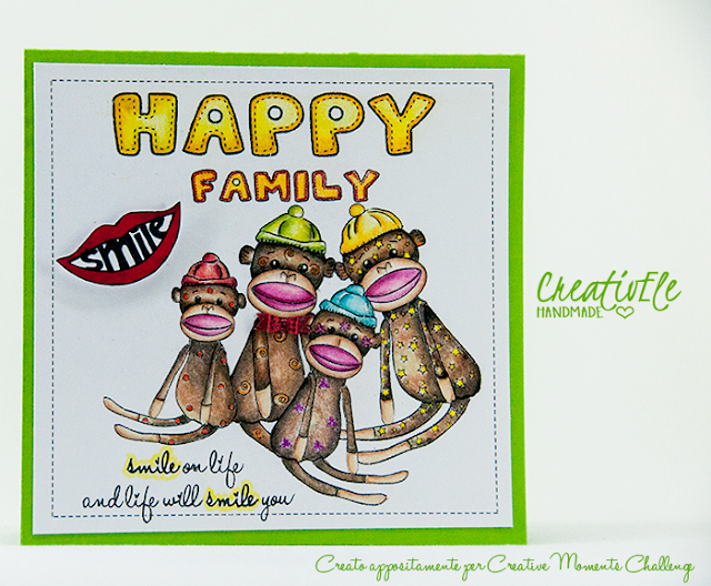Challenge 128 creative moments Happy Family with Manchester Family digi