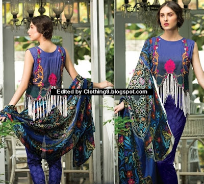 Lakhani Charlotte Eid Embroidered Lawn Dress Catalog 2015