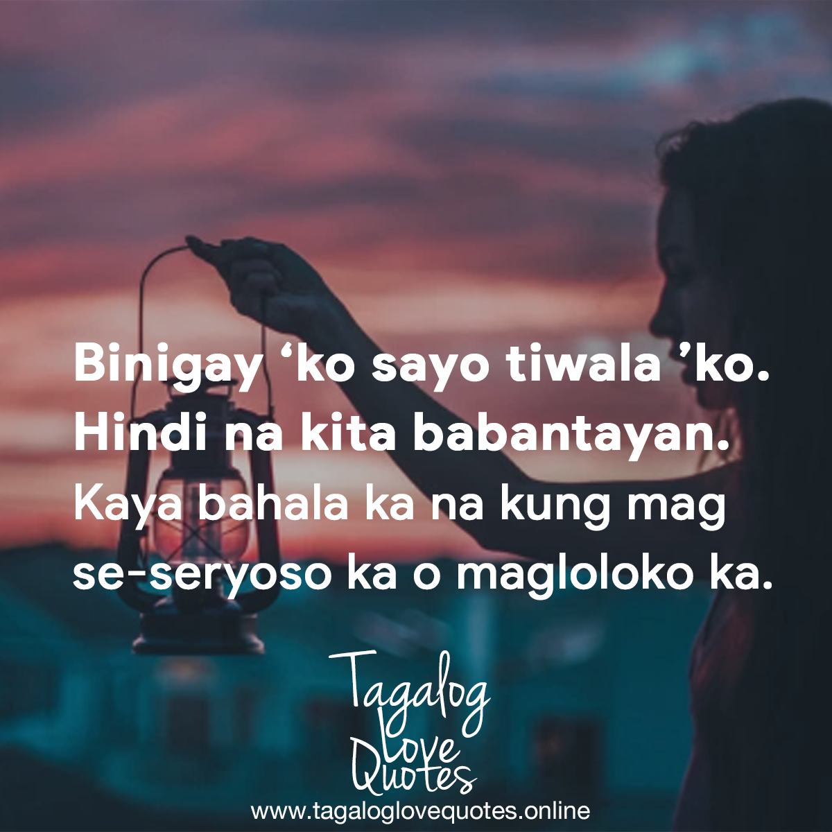 Binigay 'ko sayo ang tiwala 'ko