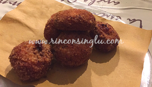 arancini sin gluten en roma