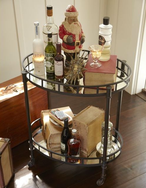 Ciao Newport Beach Why Not Set Up A Holiday Bar Cart A Bar Cart Doesn T Have To Exclusively Serve Alcoholic Beverages They Can Be Pretty Focal Point In Your Home Whether You Re Entertaining Or Not