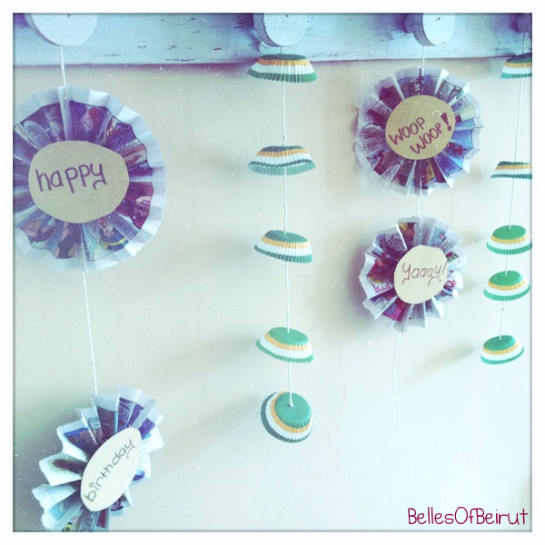 Belles Of Beirut DIY Birthday Garland