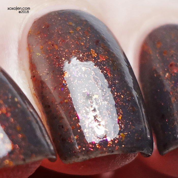 xoxoJen's swatch of Night Owl Lacquer Windswept