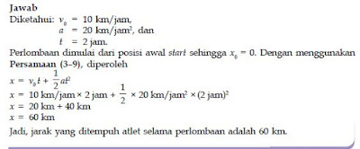 Rumus, Contoh Soal dan Grafik Gerak Lurus Berubah Beraturan (GLBB) yang Dipercepat Maupun Diperlambat