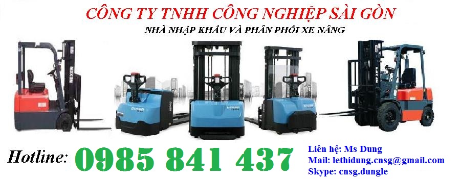 Dịch vụ cho thuê xe nâng điện, chi phí thấp tại Tp. HCM Lh: 0985.841.437- Ms Dung