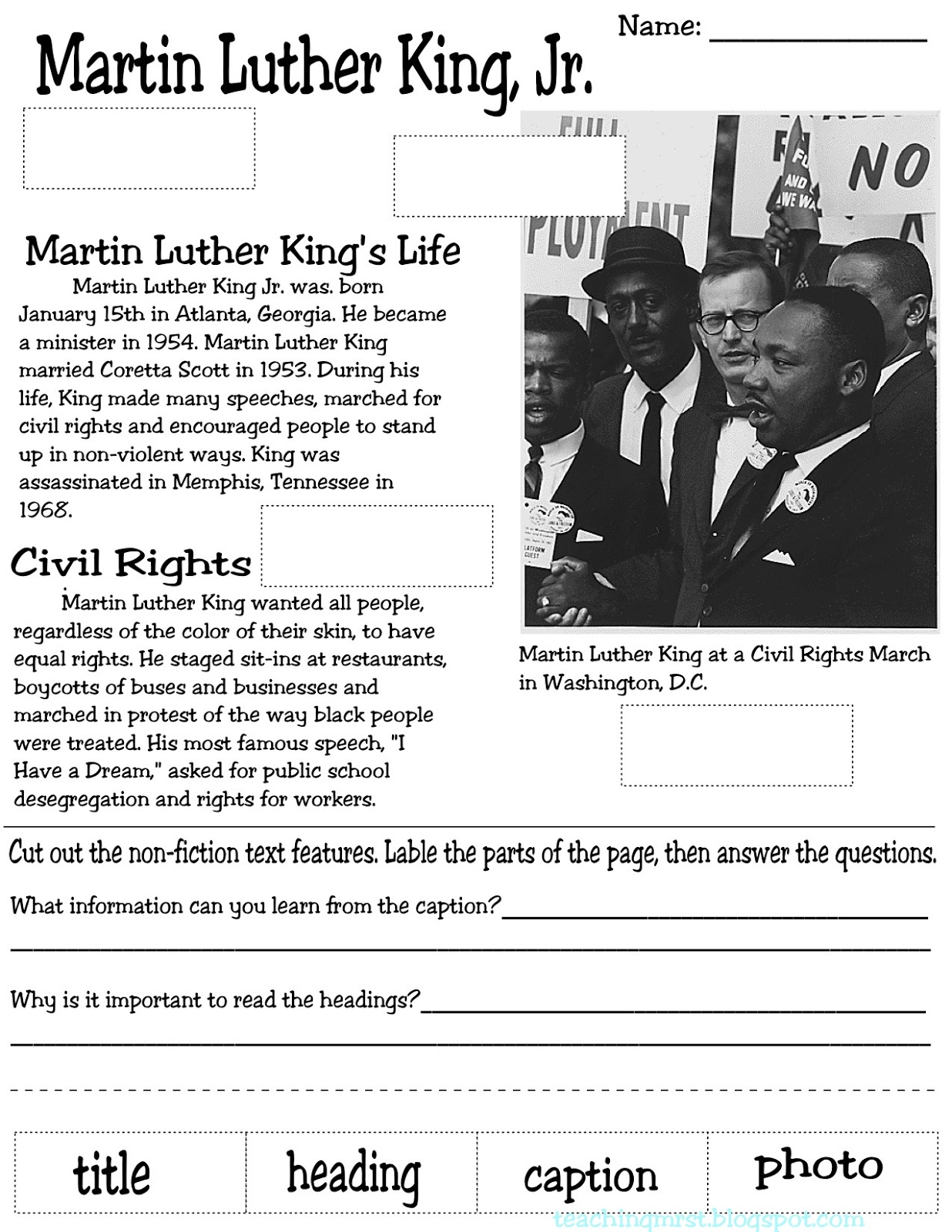 Teaching Mrs T Assessments Goals And MLK Oh My  Teaching Mrs T Assessments Goals And MLK Oh My