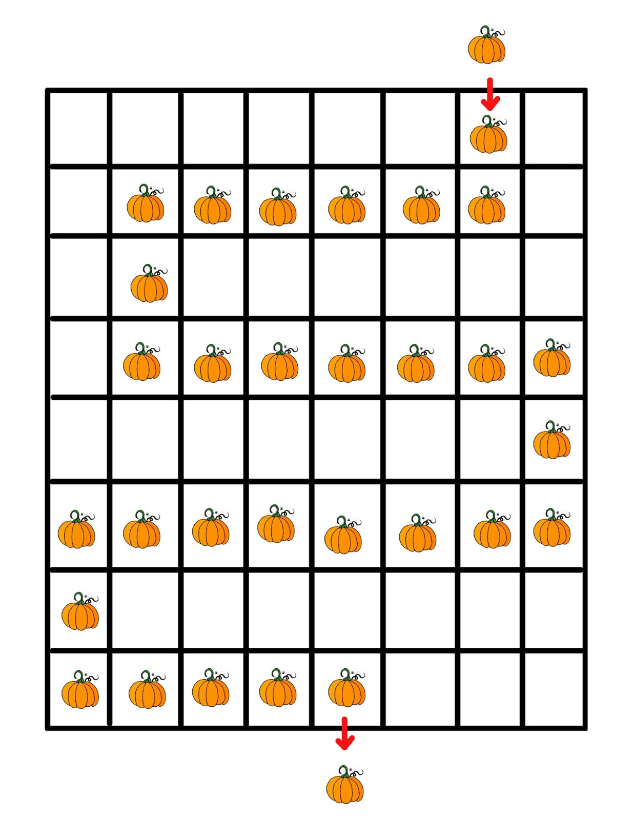 {FREE} Preschool Pumpkin Mazes Preschool Powol Packets