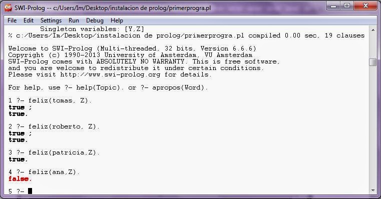 IA- INTELIGENT: Programación En Prolog. CAP-1