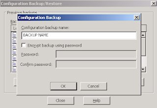 Create IIS Backup using GUI