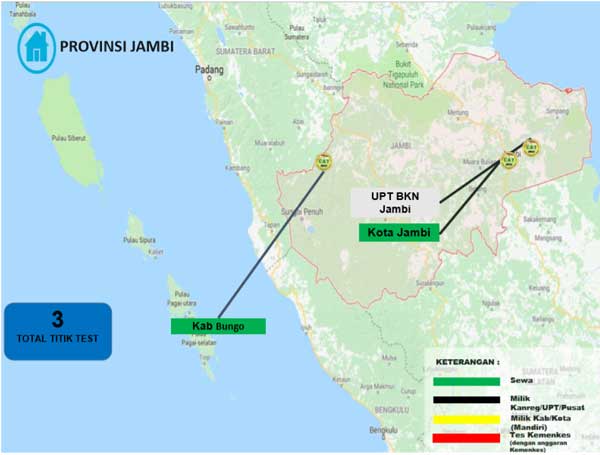 Lokasi Tes Cat BKN Propinsi Jambi Lokasi Tes Cat BKN Propinsi Jambi