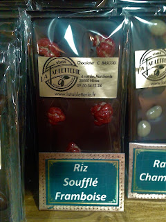 Tablette riz soufflé framboise