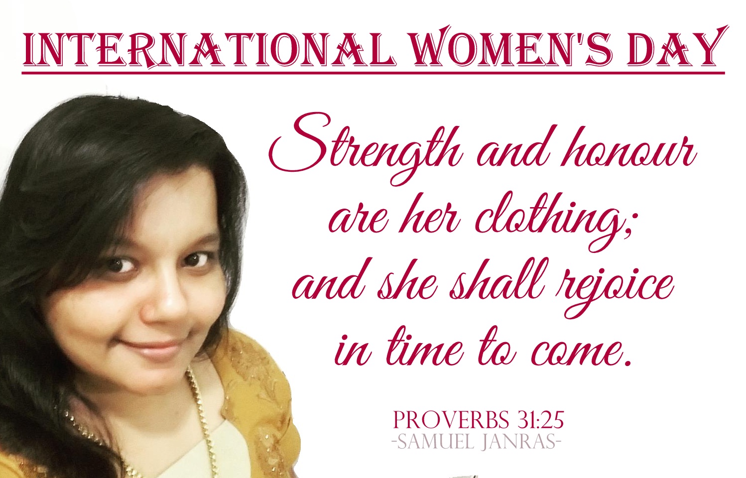 Women's Day Bible Verse Greetings