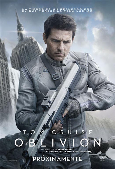 Tom Cruise en Oblivion, Film de Ciencia Ficción