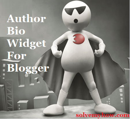 Add Author Bio Box/Widget