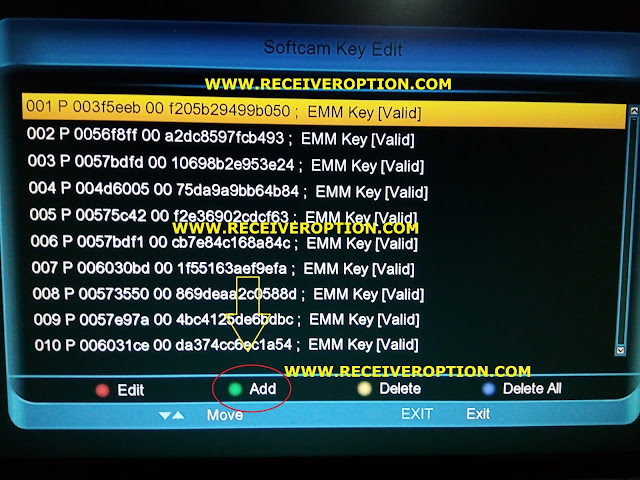 OPENBOX A7G HD RECEIVER POWERVU KEY OPTION