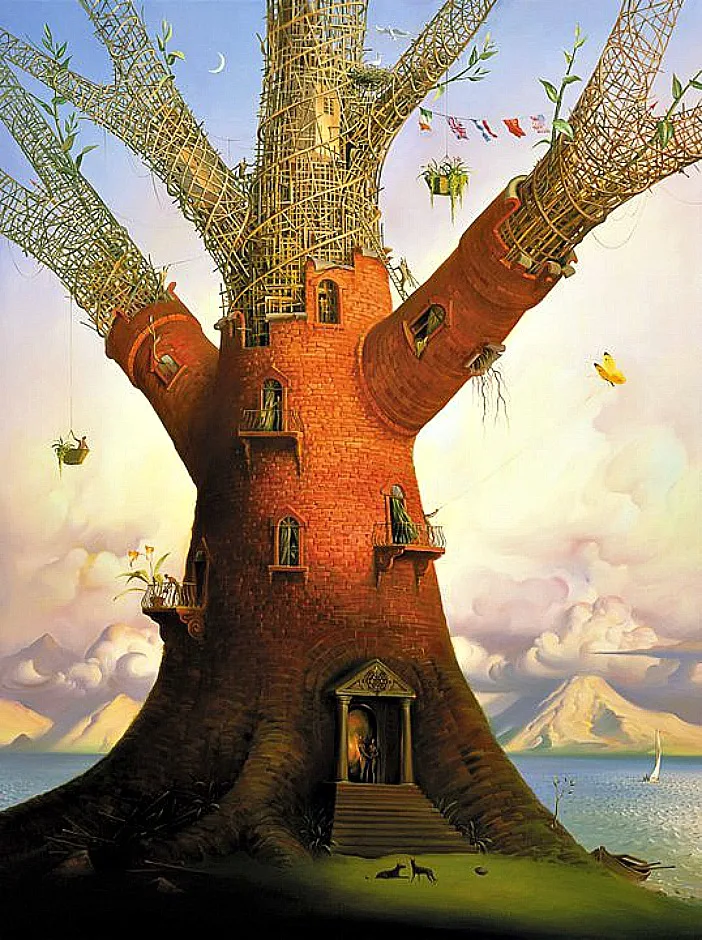 Vladimir Kush 1965 | Russian Surrealist painter | The Metaphorical Realism