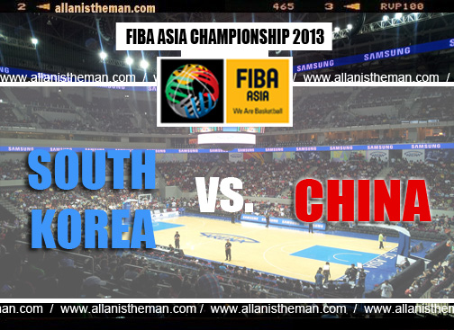 China vs South Korea Replay (FIBA Asia 2013)