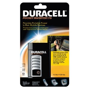 Duracell DRINVPS175 175-Watt Power Inverter – Black, Portable DC To AC For Car/Outdoors - View #2