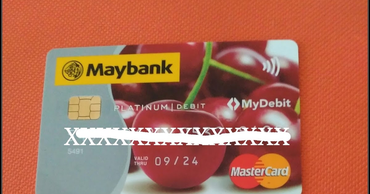 Maybank cara renew kad Debit Card