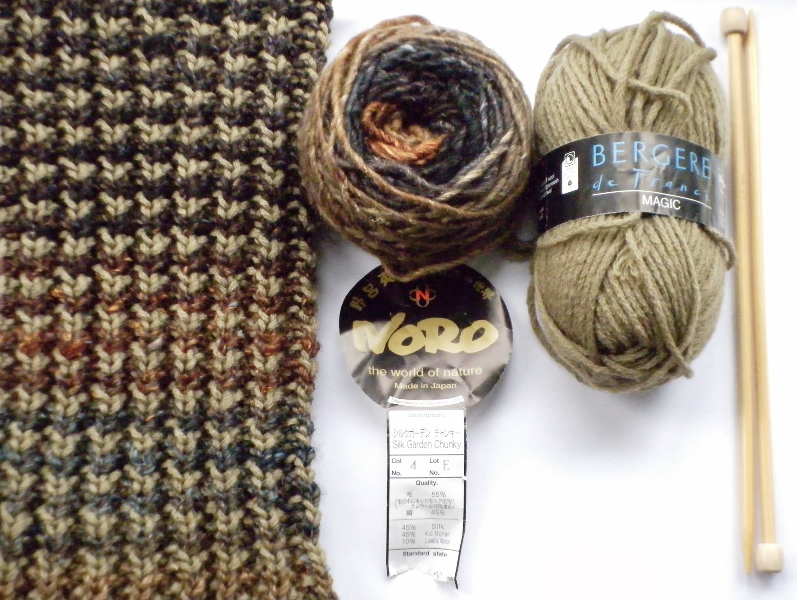 "Bracken" Men's Scarf - free knitting pattern and colour ...