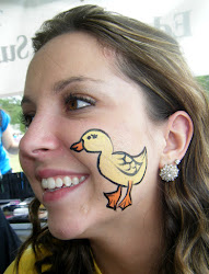 face painting duck paint cheek ducks designs painter adventures mythical snakes mermaid lips animals water